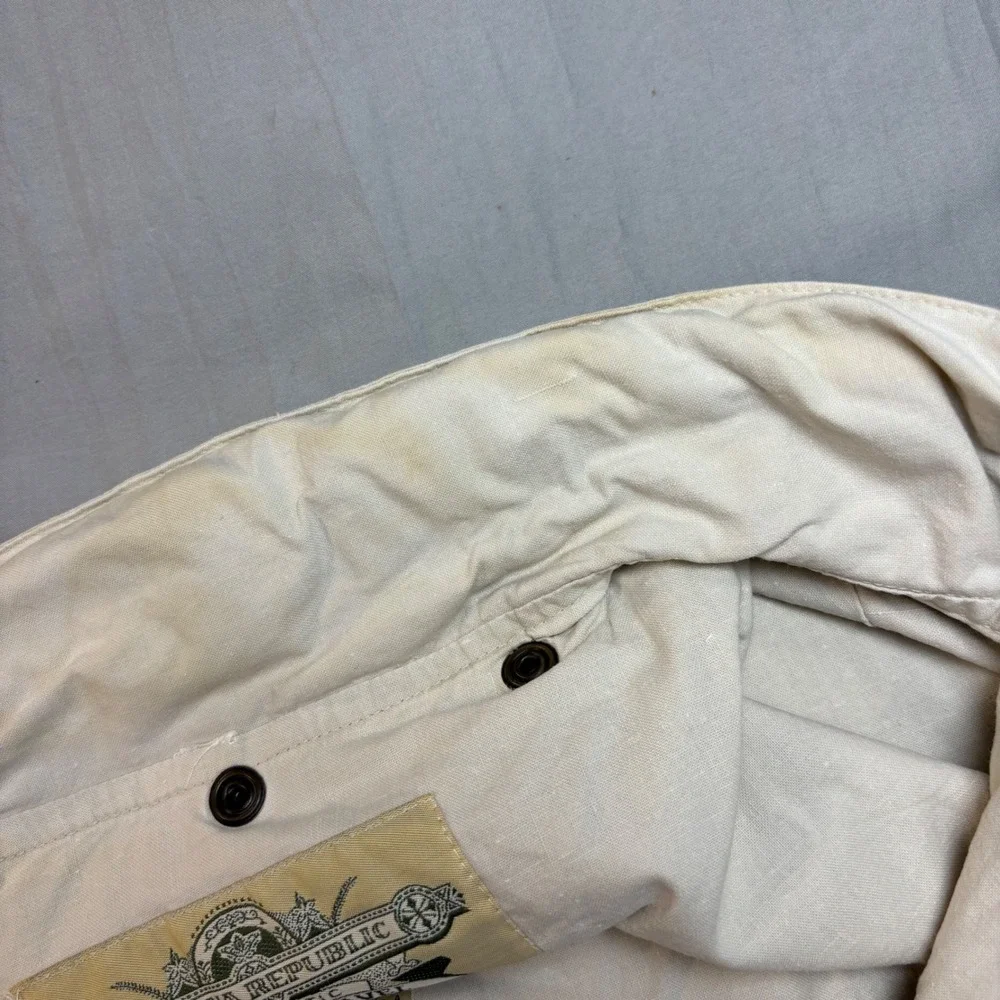 Vintage Banana Republic Safari‎ & Travel Co Mens XL Cotton Utility Fishing Vest